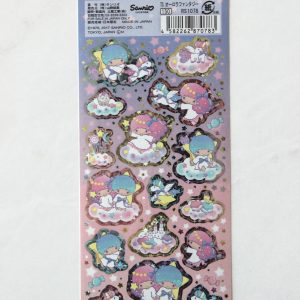 Alternative view of Holographic Little Twin Stars Sticker Sheet