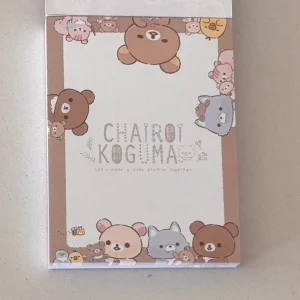 Alternative view of U22 2021 Chairoikoguma mini memo