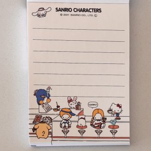 Alternative view of 2021 Sanrio Characters mini memo