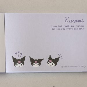Alternative view of 2021 Kuromi mini memo