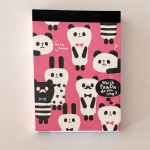 Pink Panda mini memo