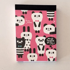 U22 Pink Panda mini memo