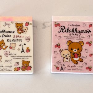 2014 Rilakkuma La Fraise Paris mini memo