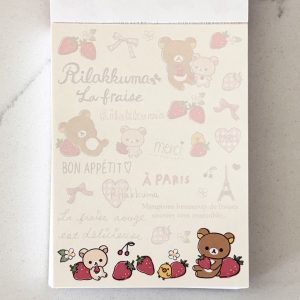 2014 Rilakkuma La Fraise Paris mini memo - Image 3
