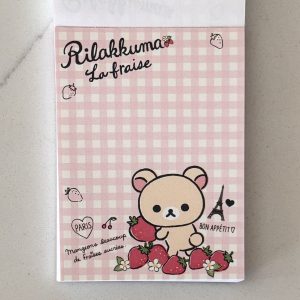 2014 Rilakkuma La Fraise Paris mini memo - Image 4