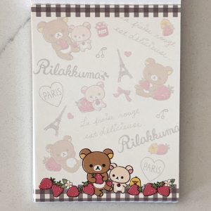 2014 Rilakkuma La Fraise Paris mini memo - Image 7