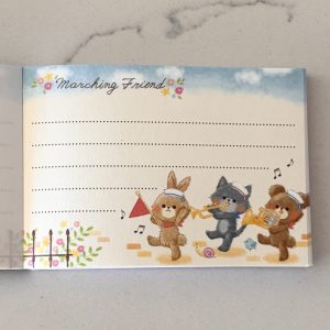 Alternative view of Marching Friend mini memo