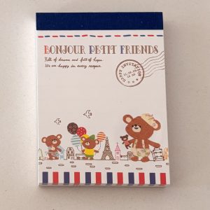 Bonjour Petit Friends mini memo