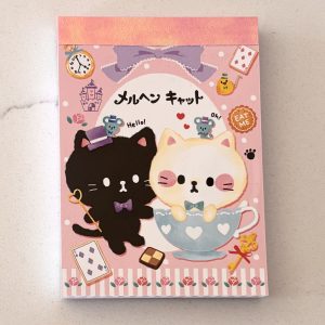 Fairy Tale Cat Alice in Wonderland mini memo