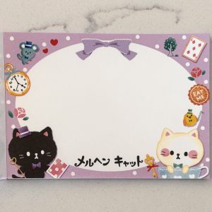 Fairy Tale Cat Alice in Wonderland mini memo - Image 3