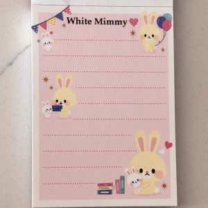 White Mimmy mini memo - Image 2