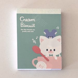 Cream Biscuit mini memo