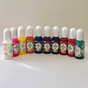 resin pigment dyes colorants uv resin white pink yellow blue orange violet carmine red green purple (Blue)