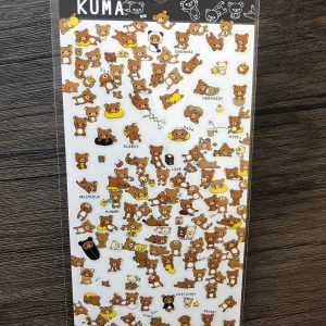 D22 x Rilakkuma sicker sheet