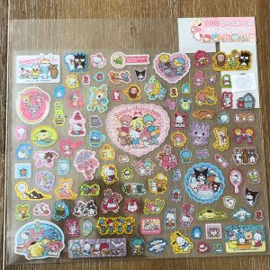 Sanrio Characters holographic sticker sheet (characters)