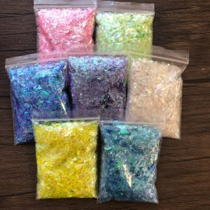 V Cellophane flakes 10g bag (Purple)