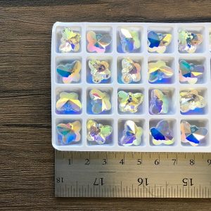 x crystal butterfly beads / charms (28pcs)