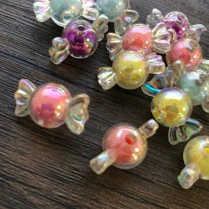 V x 12pcs Iridescent Candy Beads - Image 2
