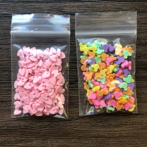 Clay Embellishments 5g (Pink hearts)