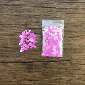 120# Iridescent light purple mickey glitter 1tsp