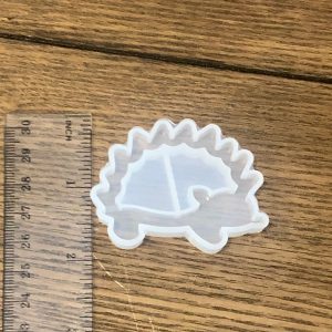 x Hedgehog shaker silicone mold / precut transparency sheets (Mold)
