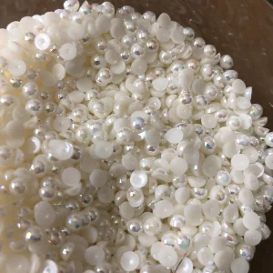 70# Pearl flatback embellishments 1 tsp - Image 2