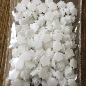 99#, 118#, and 133# Tiny rose embellishments Pink Purple White 1tsp (#99 Purple) - Image 5
