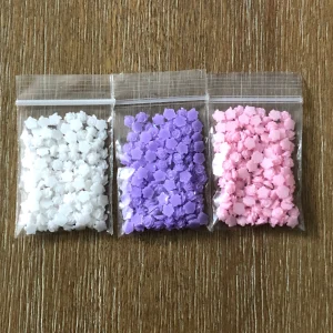99#, 118#, and 133# Tiny rose embellishments Pink Purple White 1tsp (#118 Cream)