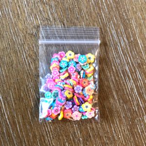 51# Clay Flower Slices Embellishments 5g