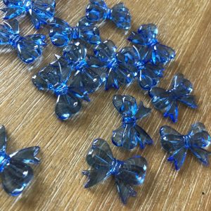 MLD x 24pcs Bow beads 30mm x 23mm (Black) - Image 5