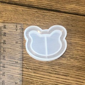 x Bear shaker silicone mold or precut transparency sheets (Mold)