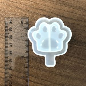 x Paw Snow globe Key shaker silicone mold (snow globe) - Image 2