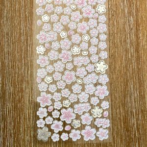 Clear Cherry Blossom Stickers PVC x (E) - Image 6