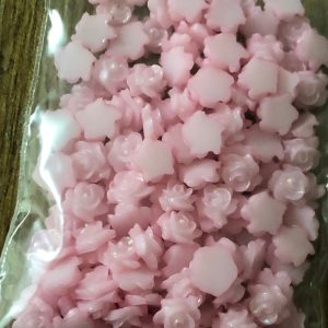 99#, 118#, and 133# Tiny rose embellishments Pink Purple White 1tsp (#99 Purple) - Image 3