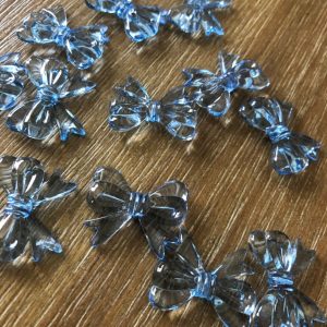 MLD x 24pcs Bow beads 30mm x 23mm (Black) - Image 6