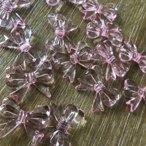 MLD x 24pcs Bow beads 30mm x 23mm (Black) - Image 9