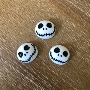 102# Jack Skellington flatback cab 3 pcs Halloween
