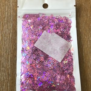 10g pack of laser cut letters green blue red pink (Aqua) - Image 8