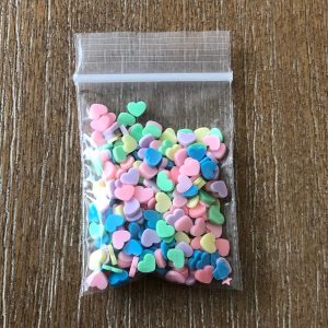 20# Heart Clay Slices Embellishments 5g