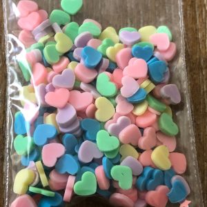20# Heart Clay Slices Embellishments 5g - Image 2