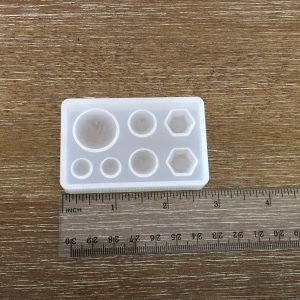 x Round Circle Gem Silicone Mold