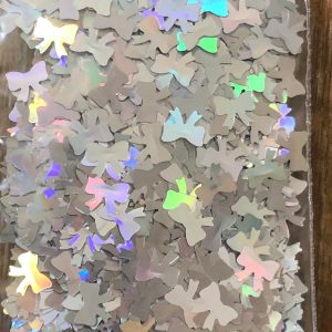 Alternative view of 128# Holographic bow glitter 1tsp