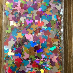 Alternative view of 91# Multi rainbow mickey glitter 1tsp