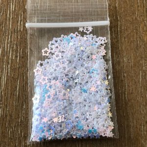 116# Hollow star glitter spangles 1tsp