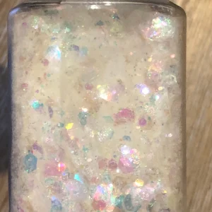 Cello flakes glitter iridescent jar 10g (Yellow) - Image 4