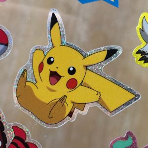 x Pokemon holographic sticker sheet Pikachu - Image 2