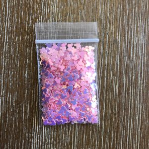 92# Iridescent pink mickey glitter 1tsp