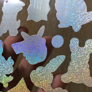 x Pokemon holographic sticker sheet Pikachu - Image 3