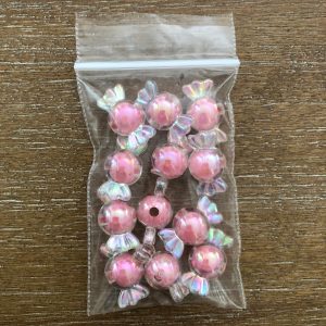 V x 12pcs Iridescent Candy Beads #48-#53 (Blue) - Image 3