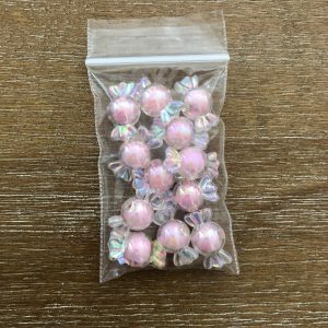 V x 12pcs Iridescent Candy Beads #48-#53 (Blue) - Image 6